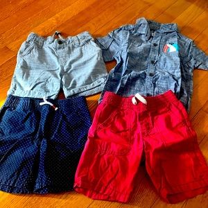 3T cat and Jack and red are old navy short
